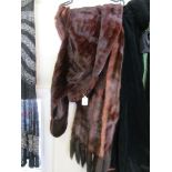 Two fur stoles