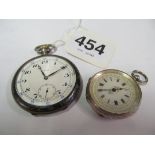 Two Silver pocket watches