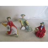 Three Royal Doulton figures Ascot, Sally and Linda