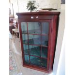 A 19th Century mahogany corner cabinet