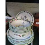 Some Royal Worcester 'Worcester Herbs' bowls and plates
