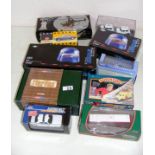 A selection of boxed Corgi vehicles including a James Bond Stromberg Helictoper etc.