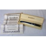 Conway Stewart, "Speedy Phil", #74, with 14ct gold nib in original box.