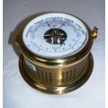 A Schatz precision barometer, measuring 7" in diameter (at the widest point).