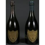 2 BOTTLES OF DOM PERIGNON CHAMPAGNE, 1966