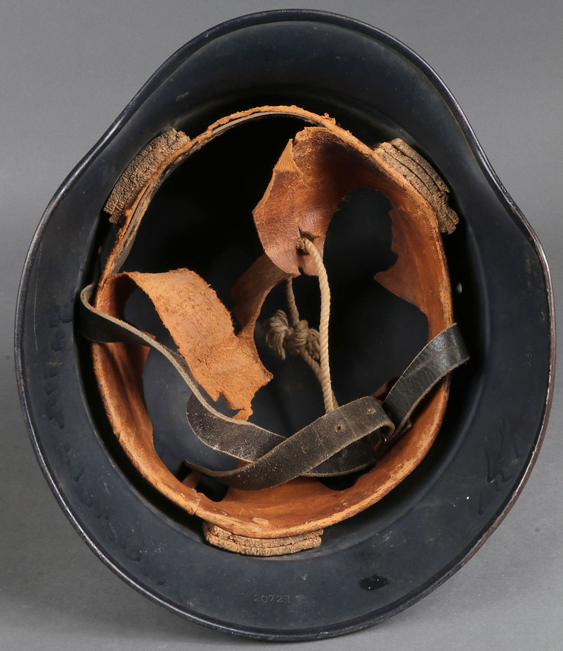 TWO GERMAN WWII HELMETS - Image 10 of 10