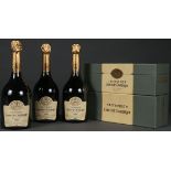 3 BOTTLES OF TAITTINGER COMTES DE CHAMPAGNE, 1990