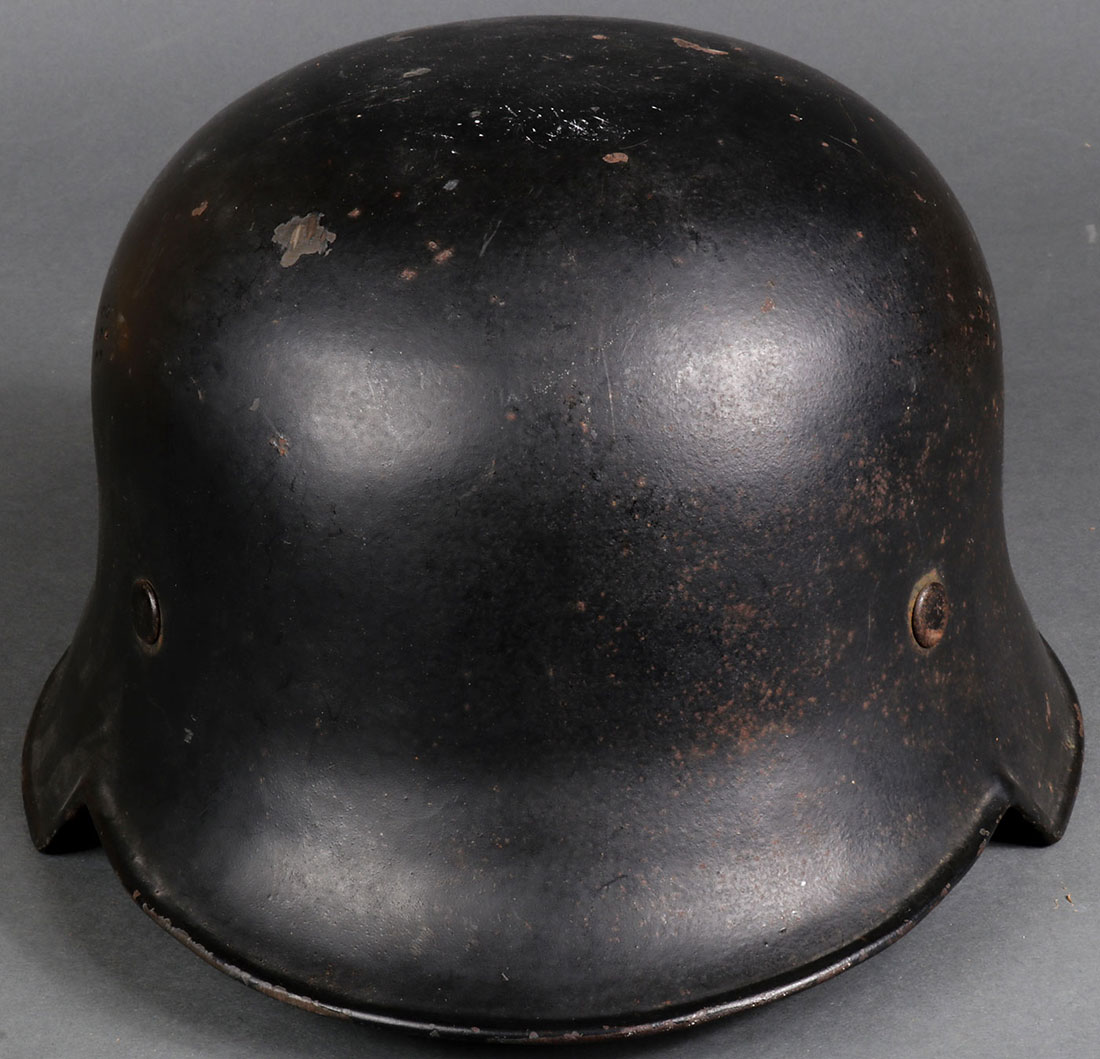 TWO GERMAN WWII HELMETS - Image 3 of 10