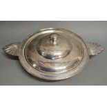 A Silver 800 Mark Covered Tureen,