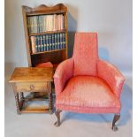 A 1930's Oak Bookcase,