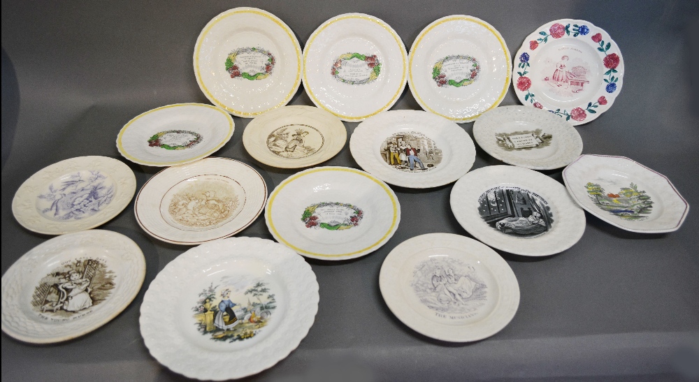 A Collection of Early 19th Century Motto Plates