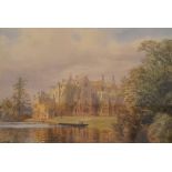 Late 19th Century English School BROUGHTON CASTLE, BANBURY A pair of watercolours,