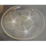 A Lalique Volubilis Opalescent Glass Bowl, etched R. Lalique France, number 383, 21.