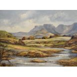 G Hulsen, South Africa CHAMPAGNE CASTLE DRAKENSBERG Oil on board, signed,