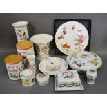 A Collection of Portmeirion and Evesham Table Ware
