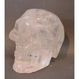 A Rock Crystal Carved Model in the form