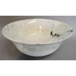 A Chinese Hard Stone Large Bowl, 30 cms