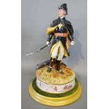 A Royal Doulton Porcelain Figure, Duke of Wellington HN Number 3432, limited to 1500 editions,