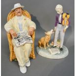 A Royal Doulton Porcelain Group, The Young Master HN Number 2872, together with another Royal