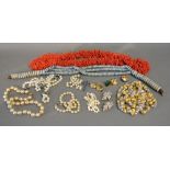 A Collection of Costume Jewellery to include necklaces, rings and other items