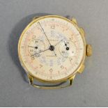 An 18ct. Gold Chronometer Wrist Watch by Lebois & Company, antimagnetique