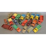 A Dinky Toys Vanguard together with nineteen other play worn Dinky Toys Model Vehicles
