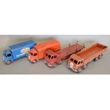 A Dinky Supertoys Foden Lorry together with another similar and two Supertoys Guy Lorries, one