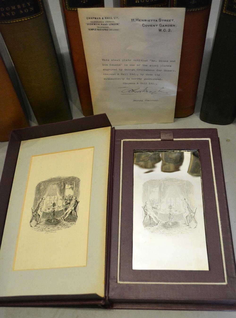 DICKENS (CHARLES) The Nonesuch Dickens, 24 vol. (including an original woodblock for an - Image 2 of 2