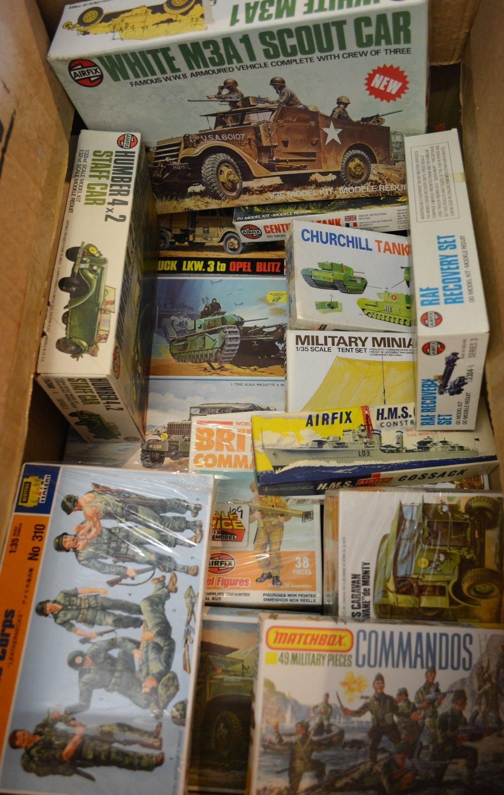 A Collection of Airfix, Revell, Matchbox and other Model Kits, military and others - Image 2 of 2
