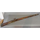 An Interesting Early 19th Century India Pattern Brown Bess Musket with possible Irish Volunteers