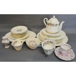 A Wedgwood Tapestry Pattern Part Dinner and Tea Service together with a small collection of other