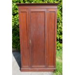 An Edwardian Mahogany Single Door Hall Cupboard