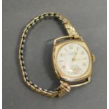 An H & G 9ct. Gold Cased Gentleman's Wrist Watch