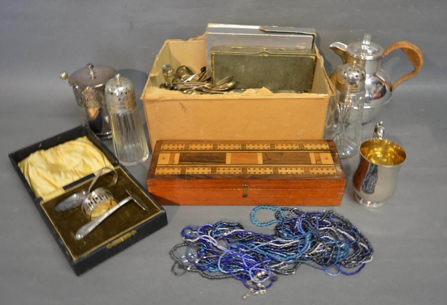 A Collection of Silver Plated Items to include a Preserve Pot, two sugar casters and other items