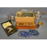 A Collection of Silver Plated Items to include a Preserve Pot, two sugar casters and other items