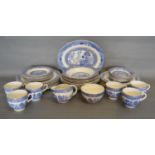 A Willow Pattern Tea and Dinner Service