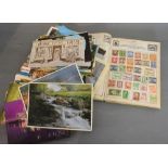 An Improved Postage Stamp Album, containing stamps of the world, together with a small collection of