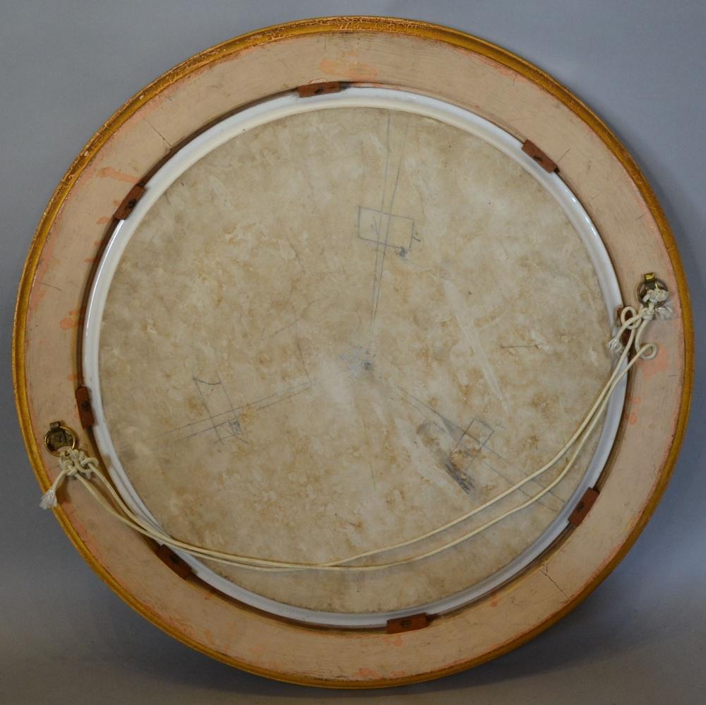 A Late 19th Century Sevres Porcelain Large Circular Plaque, Portrait of Louis XIV, and signed - Image 6 of 6