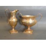 A London Silver Two Handled Sucrier together with a similar jug 11oz