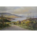 Maurice Canning Wilks, 1911 - 1984, Ireland, Above Cushendun Co. Antrim, oil on canvas, signed, 39 x