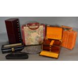 A Collection of Jewellery Boxes, Hand Luggage and Evening Purses