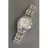 Raymond Weil A Stainless Steel Cased Ladies Wrist Watch, a mother of pearl dial with diamond markers