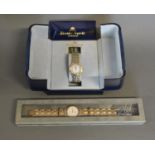 A Maurice Lacroix Ladies Wrist watch Within Original Box, together with a similar ladies wrist watch