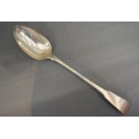 A George III Silver Basting Spoon with fiddle pattern handle London 1811 makers William Eley,