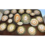 An Early 19th Century Ironstone Dinner Service comprising fifteen dinner plates, eleven side plates,
