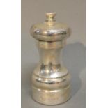 A Birmingham Silver Pepper Mill