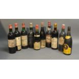 One Bottle St Ferdinand Mercurey 1966, together with nine other bottles of red wine