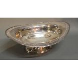 A Victorian Silver Oval Fruit Dish Of Pierced Form, Sheffield 1898, 14oz