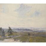 Max Ludby, 1858-1943, England, View From Purbright Common, watercolour, signed