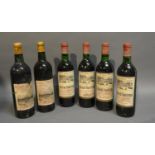 Four Bottles Chateaux Tourteran Haut-Medoc 1970, together with two bottles Chateaux Lagrange 1964